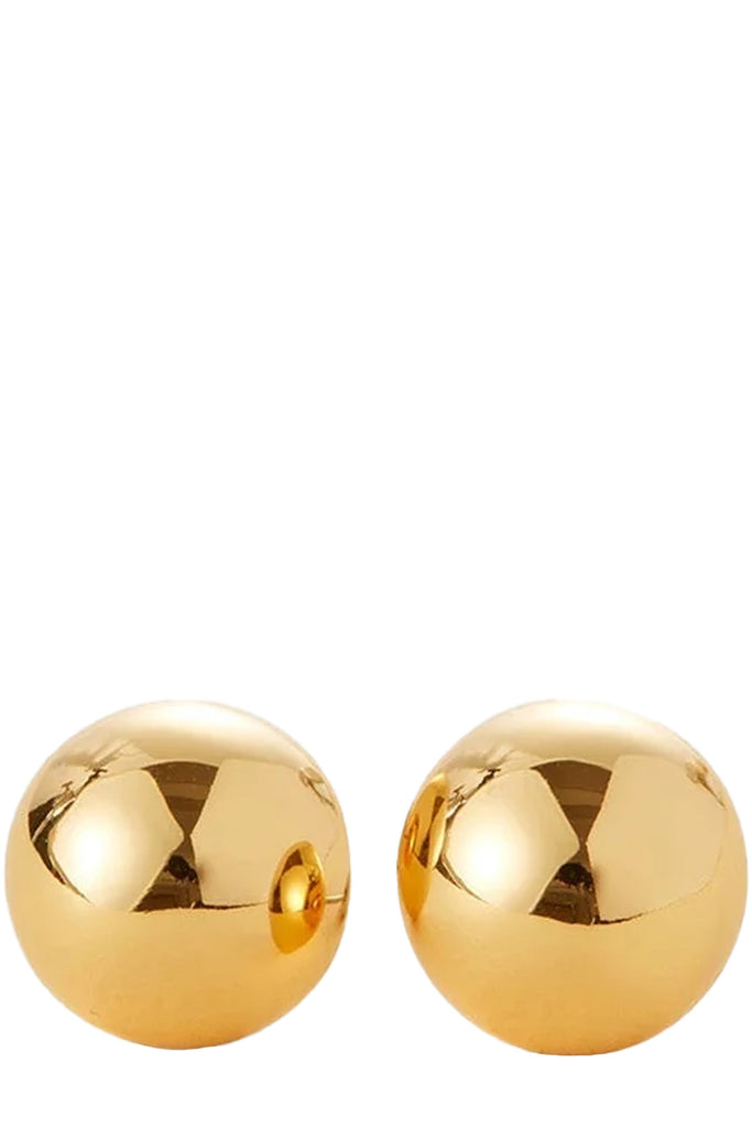 The Aurora stud earrings in gold colour from the brand JENNY BIRD