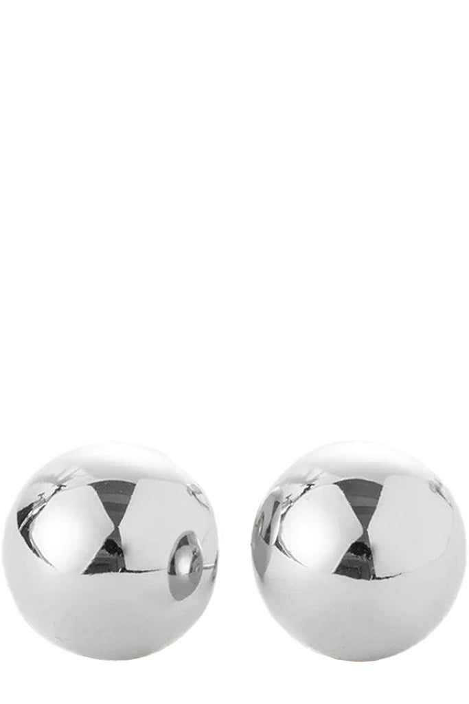 The Aurora stud earrings in silver colour from the brand JENNY BIRD