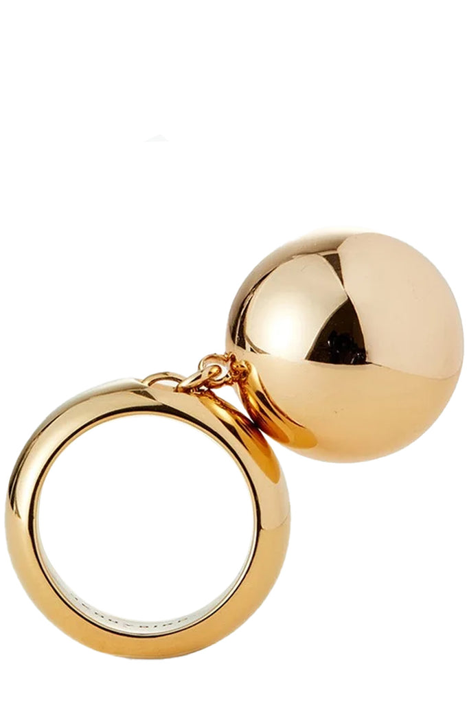 The Lyra ring in gold colour from the brand JENNY BIRD