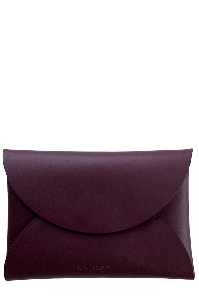 Lara Nappa Leather Clutch