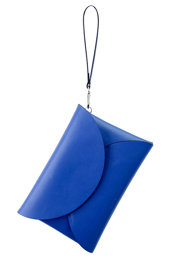 Lara Nappa Leather Clutch