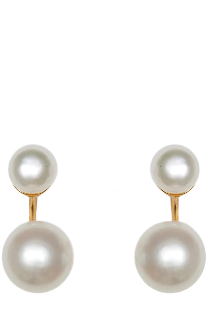 Double Pearl Earrings