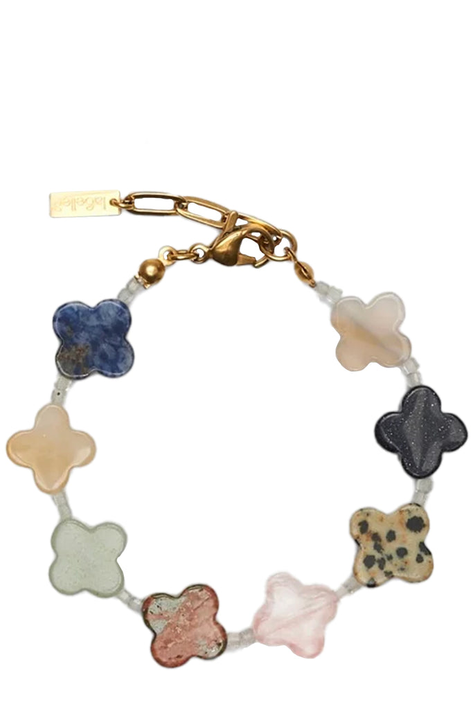Gemstone Clover Bracelet