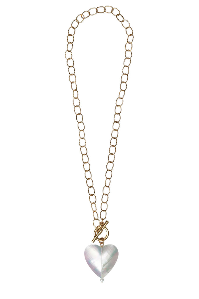 Shelley Heart Chain Necklace