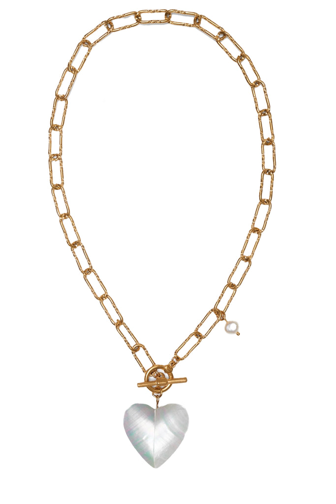 Shelley Heart Chain Necklace