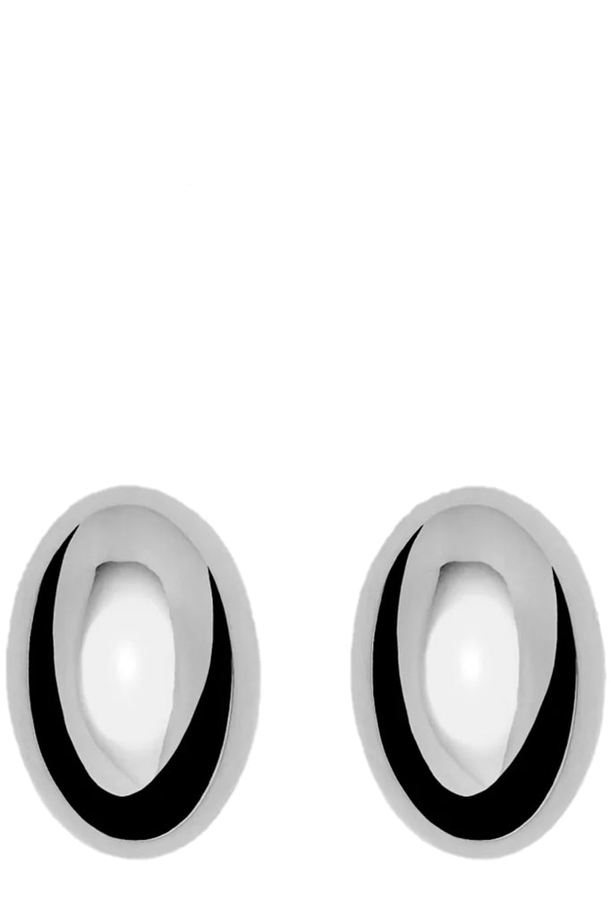 The Camille stud earrings in silver colour from the brand LIÉ STUDIO