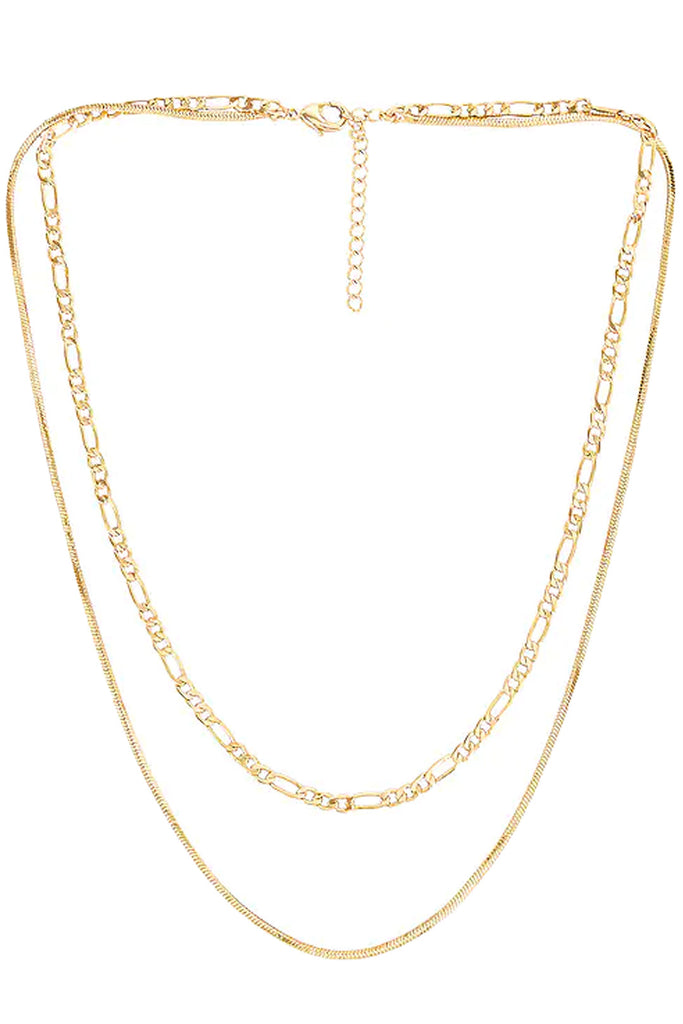 The Cecilia chain necklace in gold colour from the brand LUV AJ