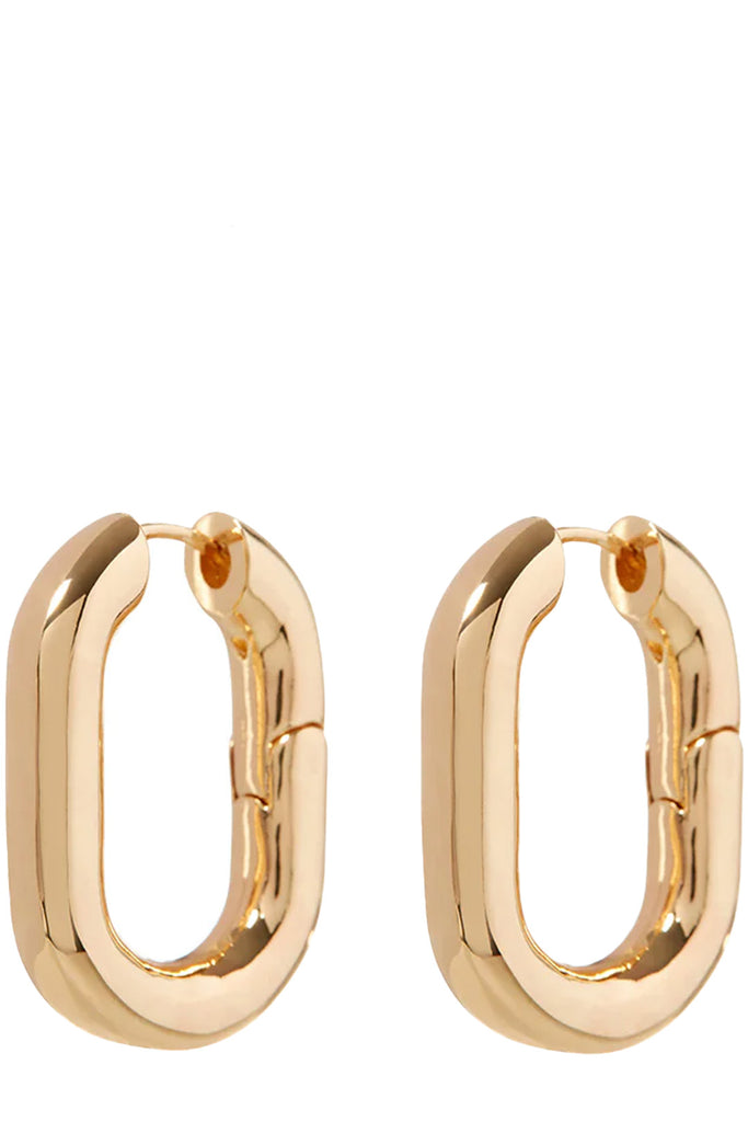 The XL chain link hoop earrings in gold colour from the brand LUV AJ