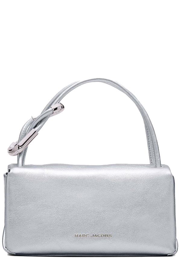 The Metallic Mini Leather Dual Top Handle Bag