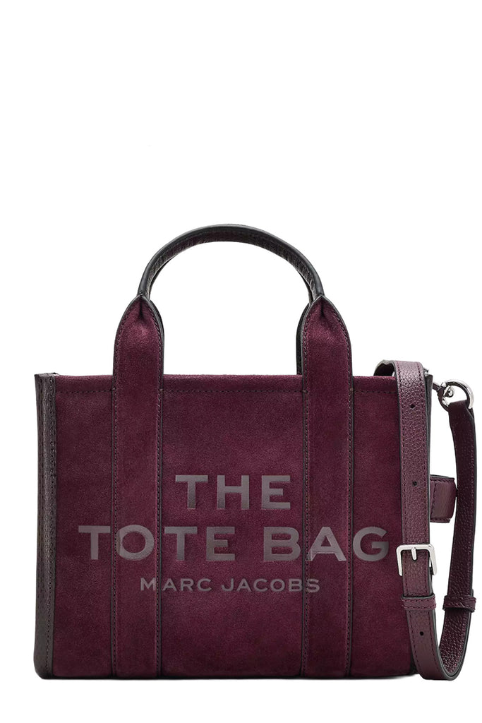The Suede Leather Blocked Tote Bag