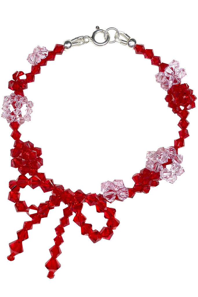 The I Could Only Love You More bracelet in silver and red colours from the brand MARGAUX STUDIOS