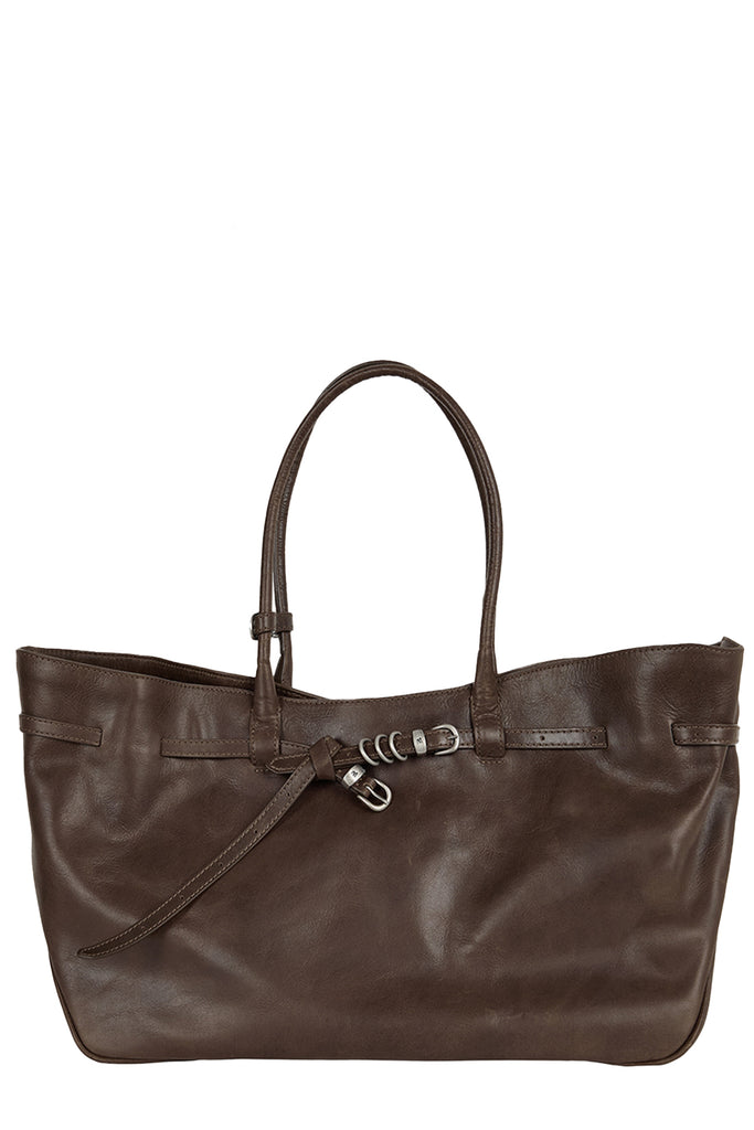 Grandma Used Large Pull-Up Leather Bag