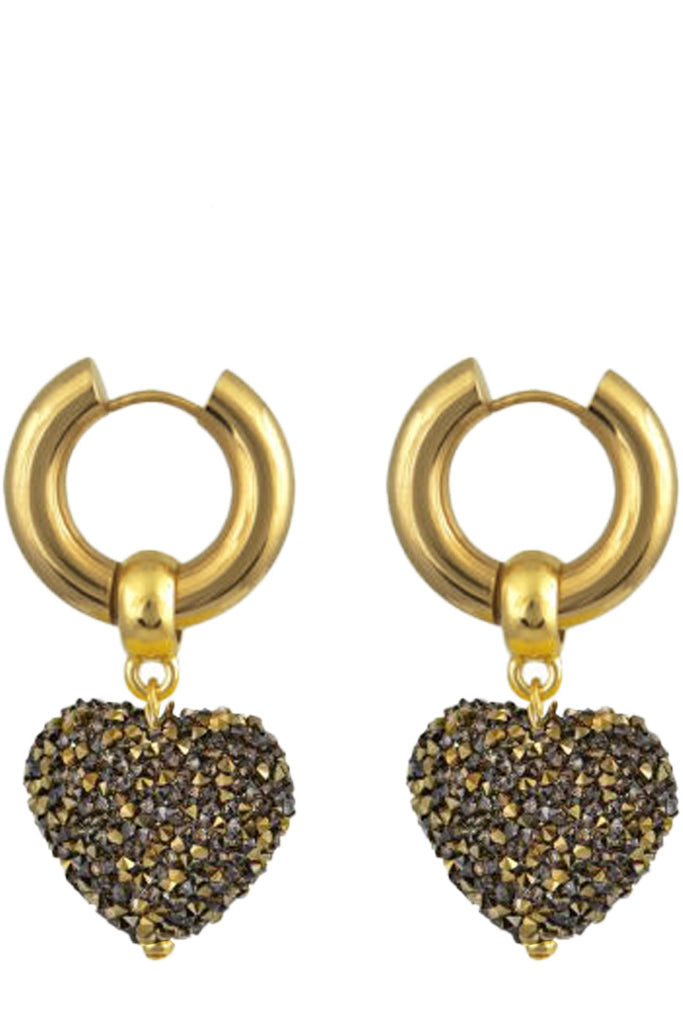 The Candy Shack hoop earrings in gold colour from the brand MAYOL JEWELRY