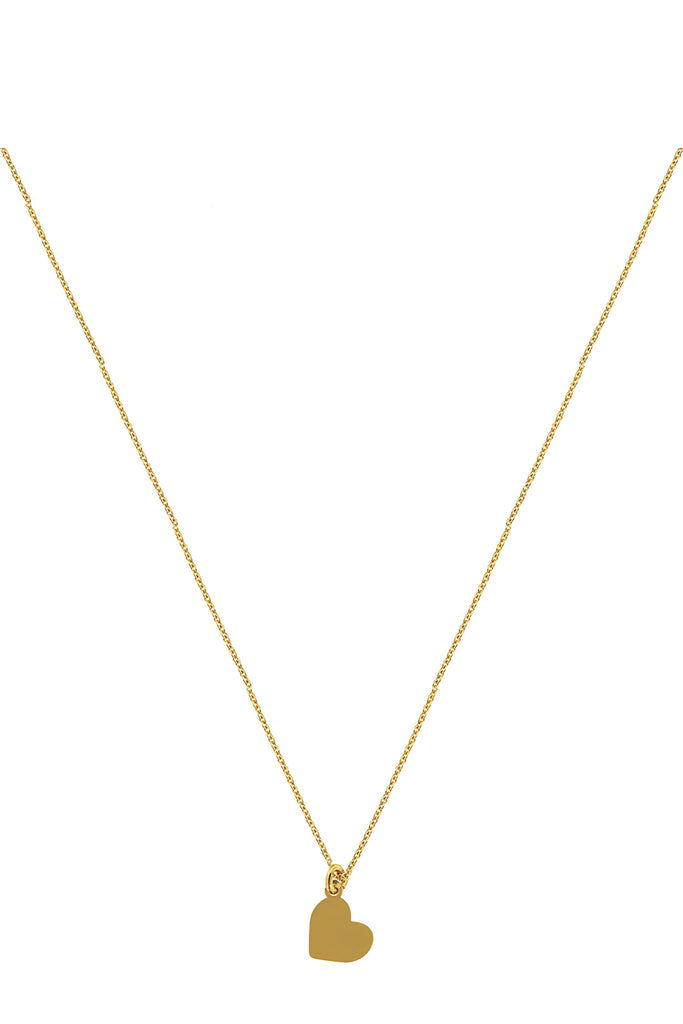 The Simple Heart necklace in gold colour from the brand MESH