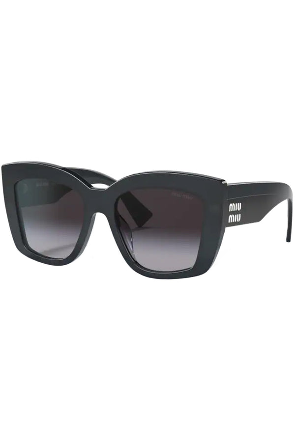 The oversize square-frame bold-temple sunglasses from the brand MIU MIU