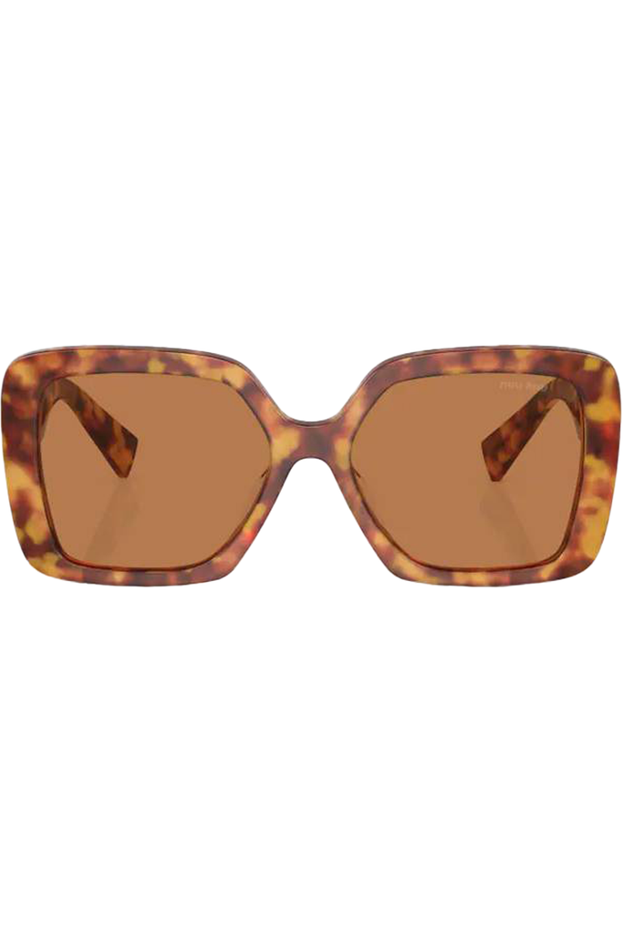 Pillow-Frame Wide-Temple Sunglasses