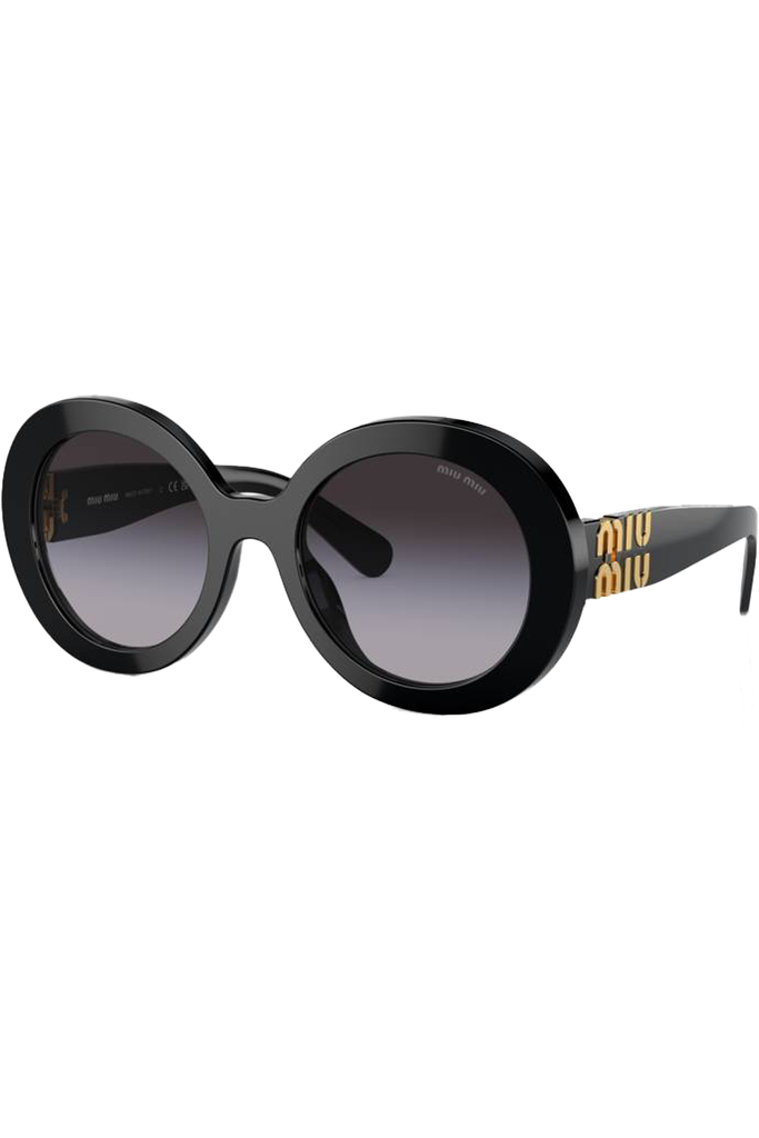 MIU MIU Round-Frame Logo-Temple Sunglasses - Main Image
