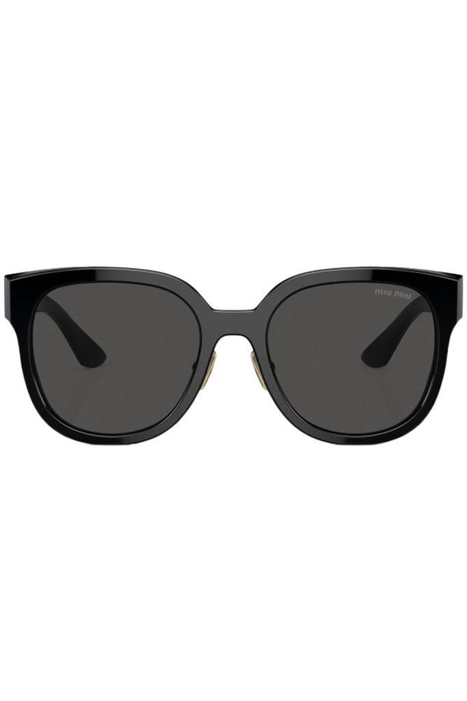 Square-Frame Logo-Temple Sunglasses