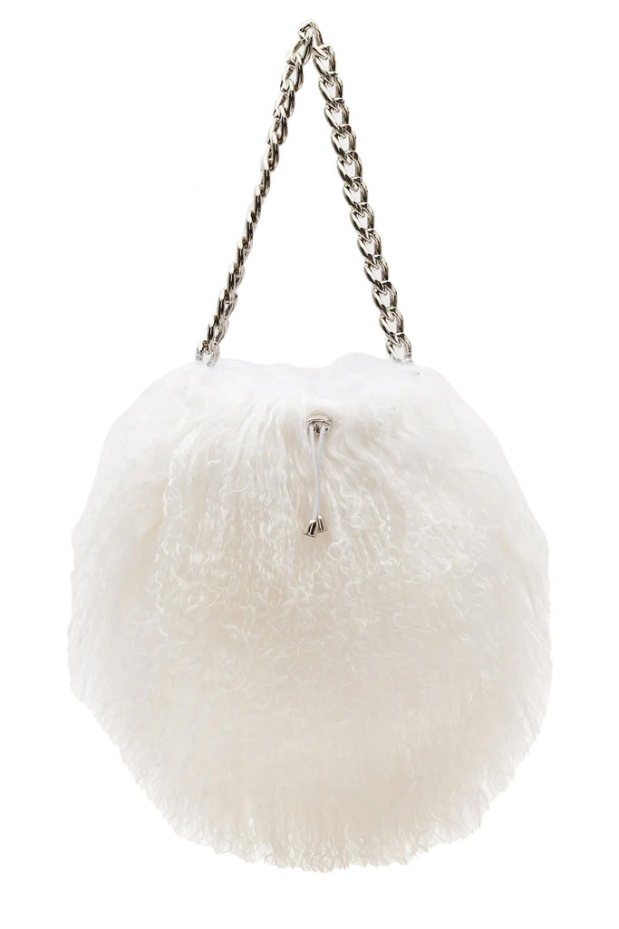 The Pombag in white colour from the brand NINI