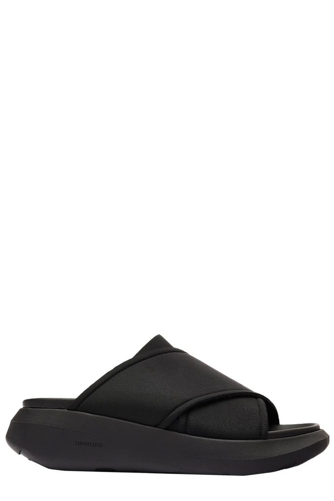 The Kris Neoprene Slides in black colour from the brand Onwuad