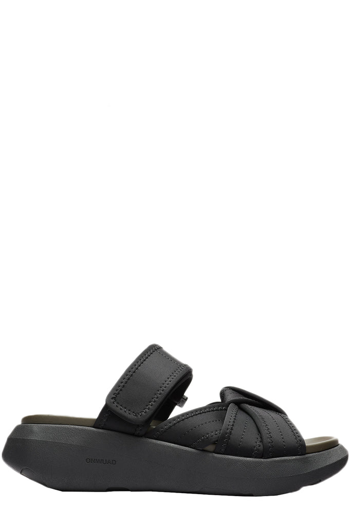 The Noa Neoprene Sandals in black colour from the brand ONWUAD
