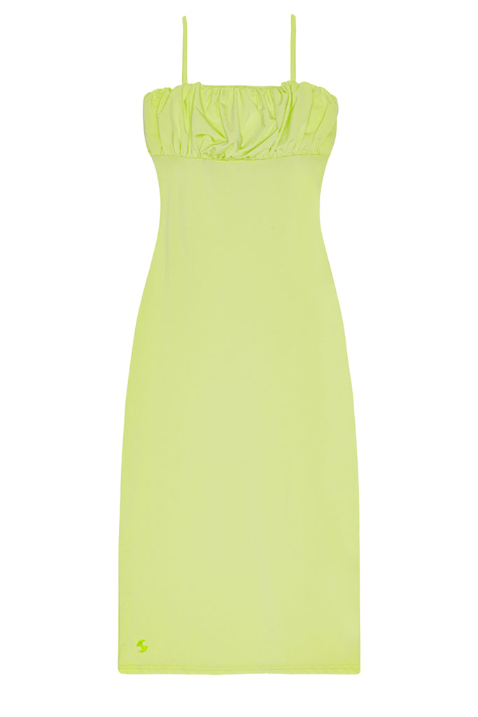 The Daisy Dress in Lime Green colour from the brand OpéraSport
