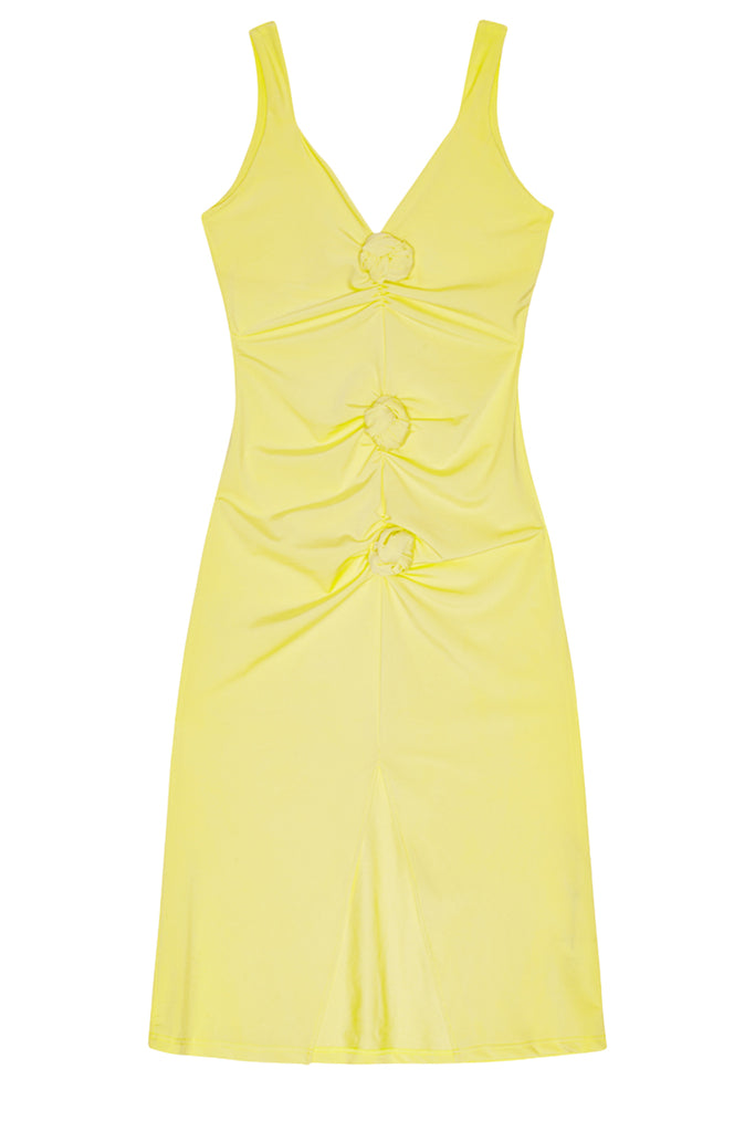 The Faye Dress in yellow colour from the brand OpéraSport