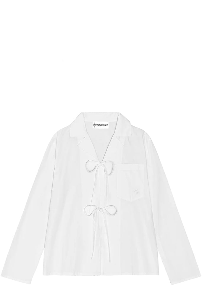 The Tavon Organic Cotton Shirt in white colour from the brand OpéraSport