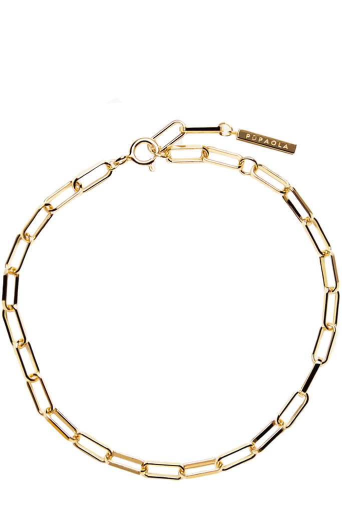 The Statement bracelet in gold colour from the brand P D PAOLA