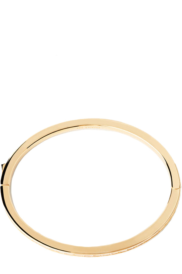 The Viena Bangle bracelet in gold and clear colours from the brand P D PAOLA