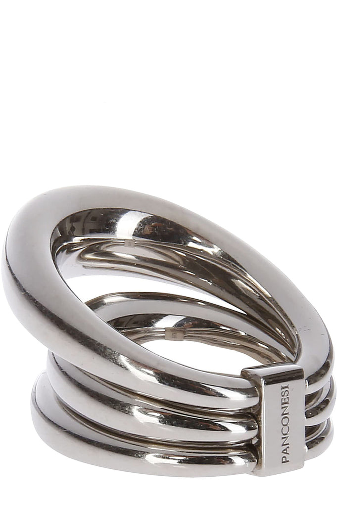 The Blow Up Solar ring in silver colour from the brand PANCONESI