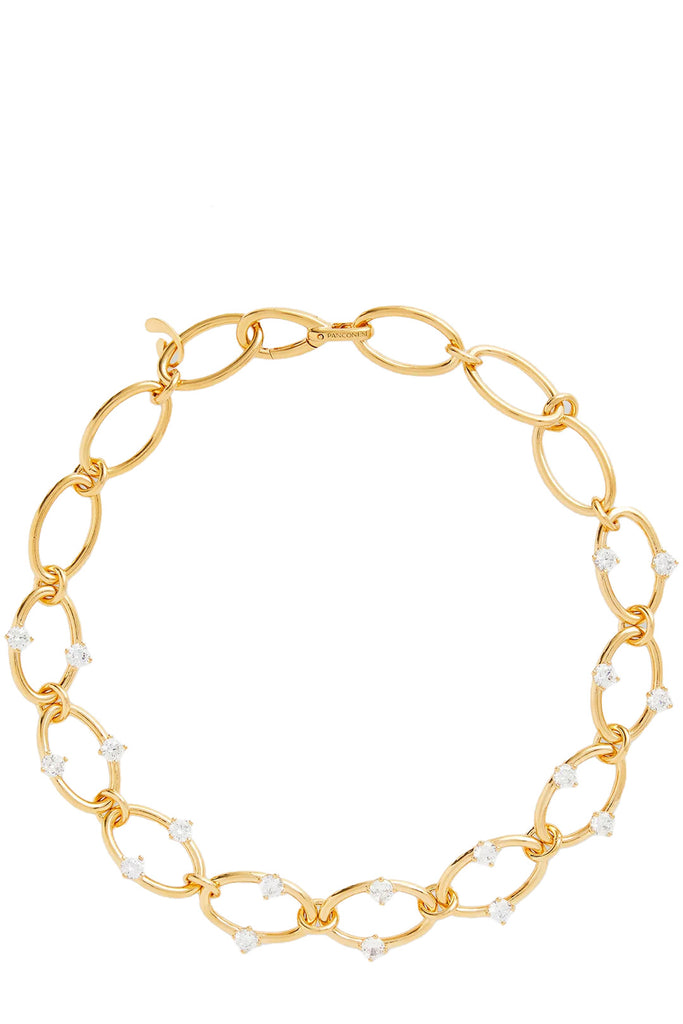 The Kismet choker in gold colour from the brand PANCONESI