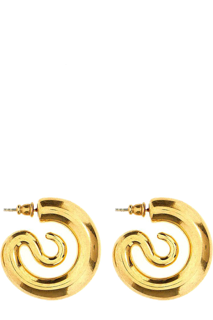 he Serpent hoop earrings in gold colour from the brand PANCONESI
