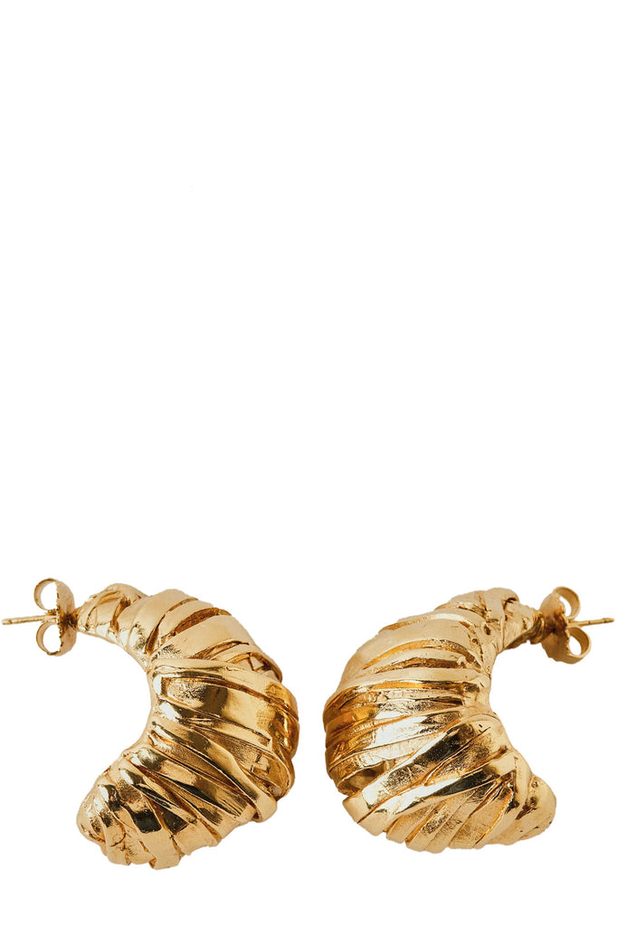 The Blass earrings in gold colour from the brand PAOLA SIGHINOLFI