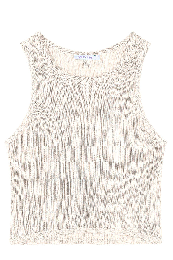 Sleeveless Knitted Top