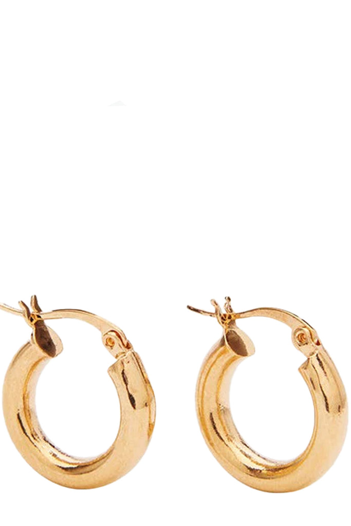 The Amanda medium hoop earrings in gold colour from the brand PICO COPENHAGEN