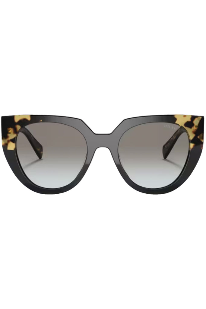 The cat-eye geometric-temple sunglasses from the brand PRADA