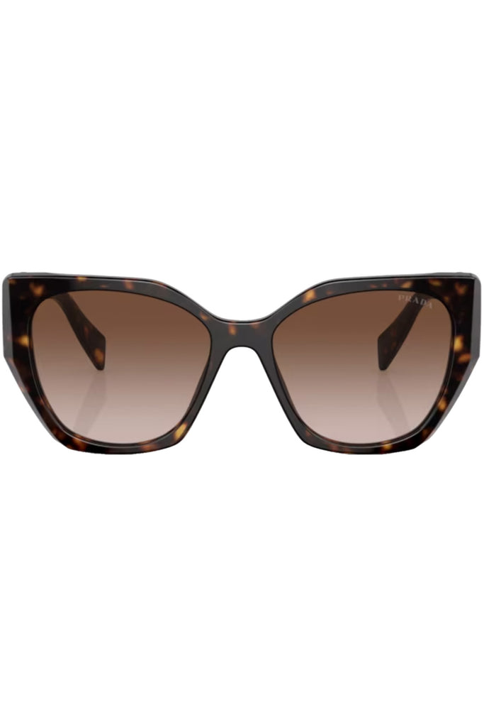 Buyr.com | Sunglasses | Prada PR 20VS 2AU4P0 Havana Plastic Geometric  Sunglasses Grey Mirror Lens
