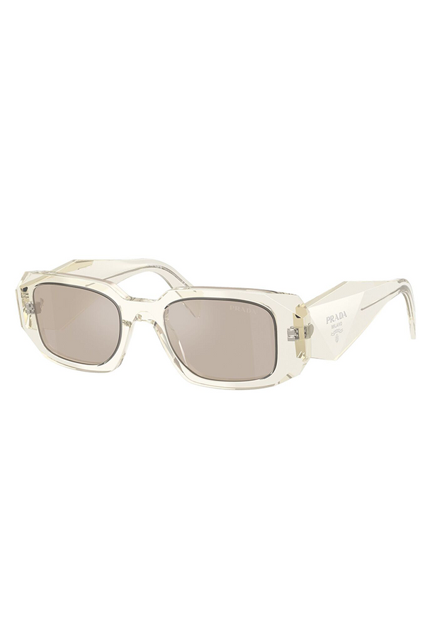 Rectangular Geometric-Temple Sunglasses