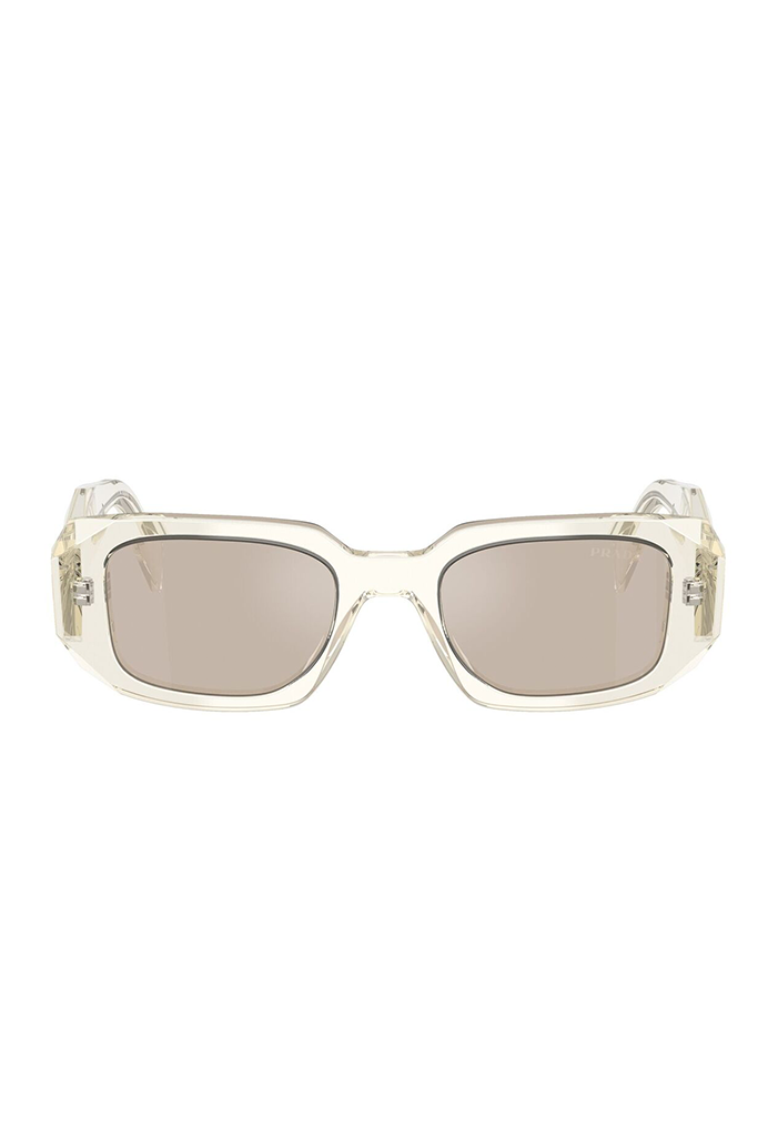 Rectangular Geometric-Temple Sunglasses