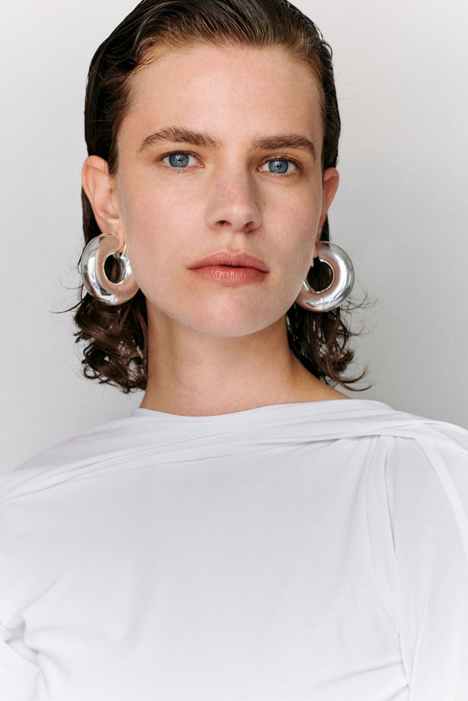 UNCOMMON MATTERS | Large Strato Hoop Earrings | sparklemonde.com