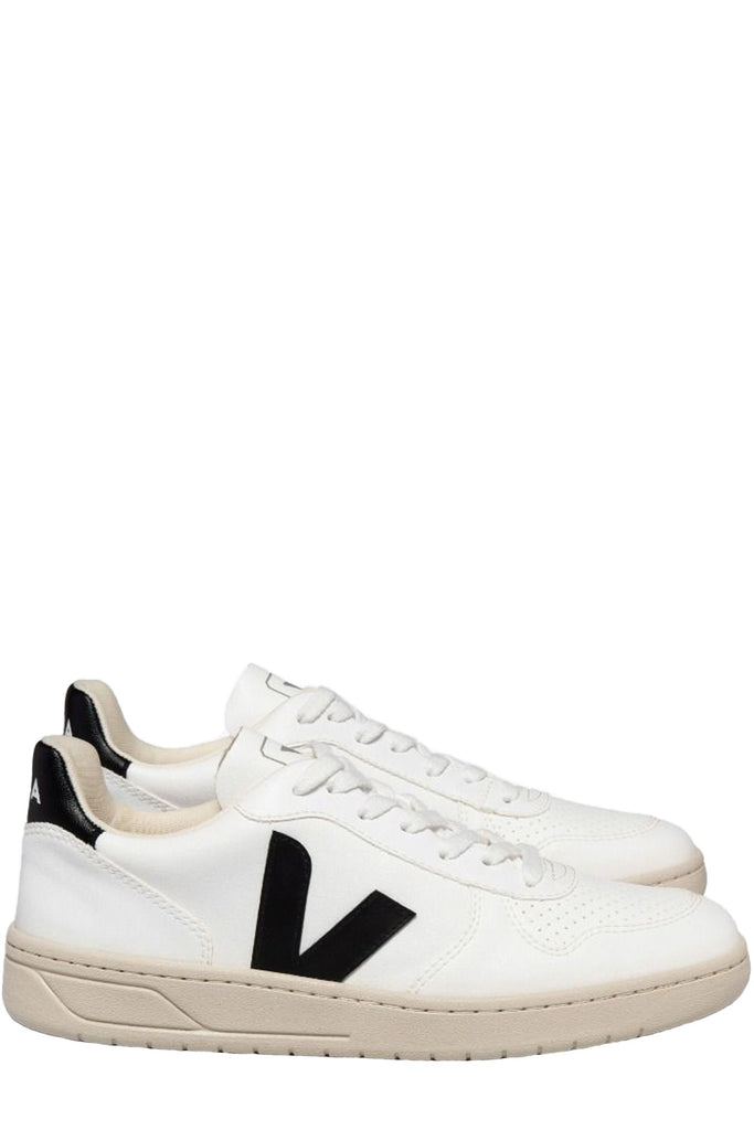 The V-10 CWL sneakers in white and black colors from the brand VEJA