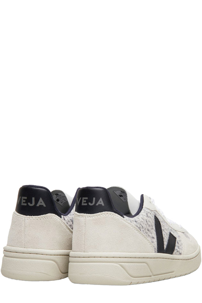 VEJA V-10 Flannel Sneakers – Snow/Black