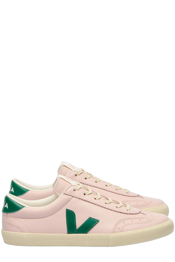 Volley Organic-Traced Leather Sneakers