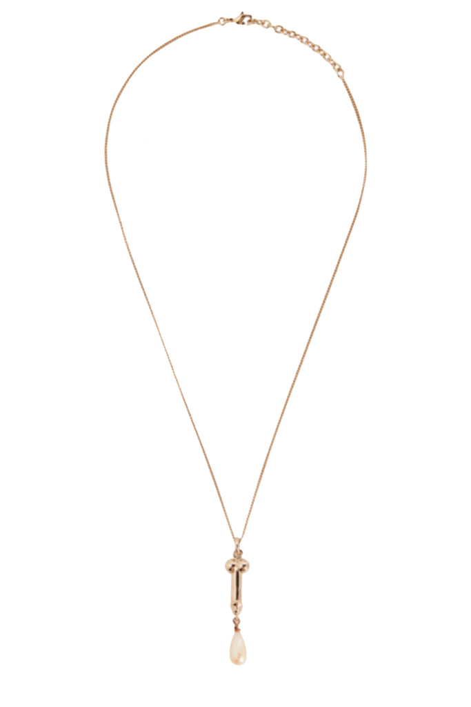 The P*nis Necklace in gold colour from the brand VIVETTA