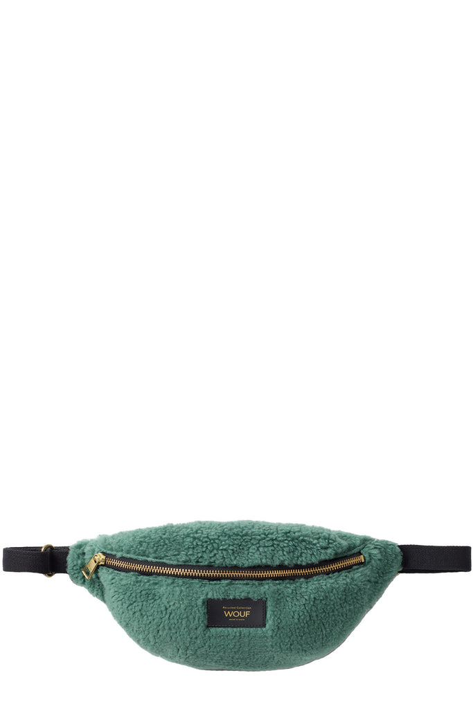 The Moss waist bag in moss green color from the brand WOUF