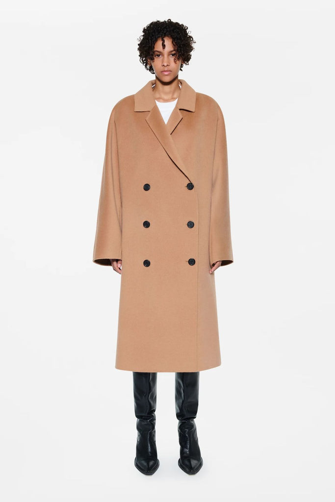 Stand shop camel coat