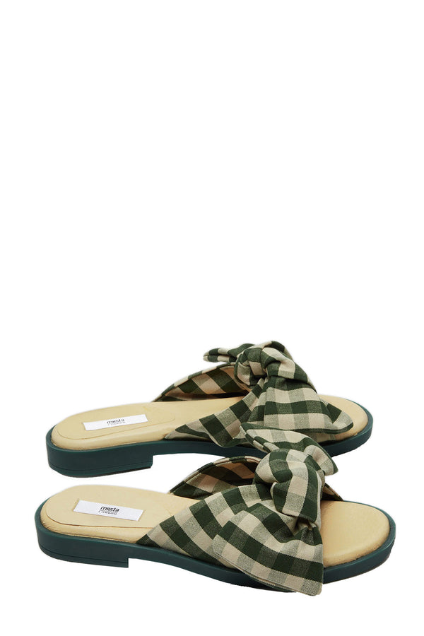 Valerie Camping Seaweed Check Sandals
