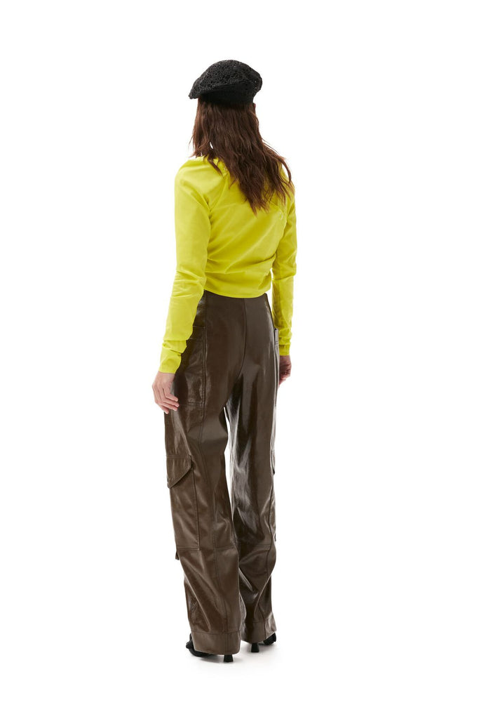 Plus Size Elise Vegan Leather Pocket Pants