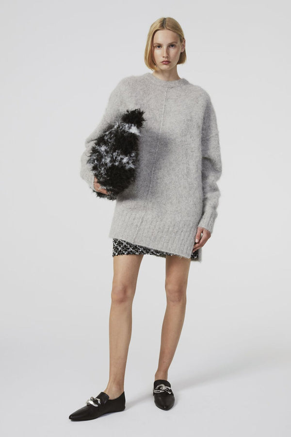 Hand knitted mohair jumper seaweed – Klements London